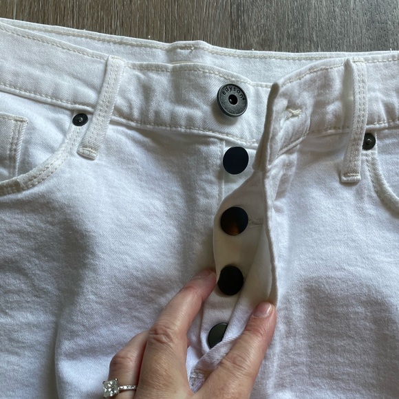 NWT (Revolve) Edyson Delon high rise womens shorts - size 28 - white - Picture 7 of 7